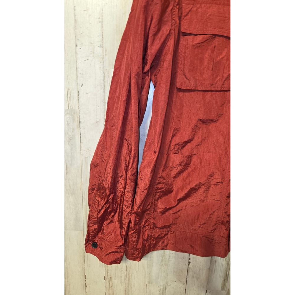 River Island men XL Lightweight Button Nylon Shirt Jacket Windbreaker - Picture 4 of 6